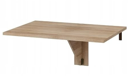 BB Loisir Wandtisch, klappbar, 100 x 70 cm, Eiche Sonoma, Modell: Homni 8, Klapptisch