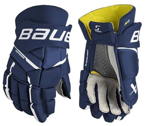 Bauer Supreme M3 Handschuhe Senior, Größe:14 Zoll, Farbe:Navy