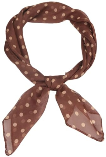 FAIRYGATE Seidenschal Damen Chiffon Elegante Seidentuch Haare Satintuch Halstuch Bandana Tuch Kopftücher Taschentuch Ansatz Scarf DA27