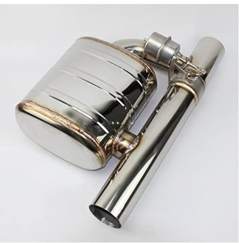 Auto Auspuff Endrohr Für Für E90 Für E46 Edelstahl Fernbedienung Ventil Auspuff Auto Auspuffrohr 1PCS Auto Endrohrblenden (Size : 76mm)
