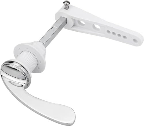 WchoeSS Toilet Flush Handle - Alloy Cistern Lever Flush System Replacement - Victorian Style Toilet Handle Kit