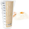 ScrapCooking 5290 - Vaso dosificador graduado para repostería (500 ml, plástico, jarra de vaso dosificador, transparente