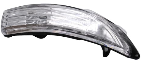 Wing Mirror Indicator Right Driver Side Turn Signal Light Lens Repeater Lense Light Compatible for Ford Focus 2008-2017