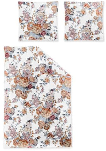Irisette Edel-Feinbiber Bettwäsche Koala weiß 8541 1 Bettbezug 135 x 200 cm + 1 Kissenbezug 80 x 80 cm