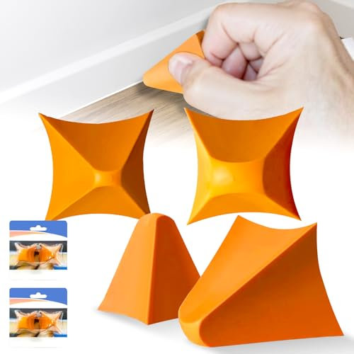 Audasi 4 Stück Silikon Naht Werkzeug Silicone Seam Tools Kreatives Werkzeug zum Glätten von Fugen Wiederverwendbare Silikon Glättung Caulk Applikator Werkzeug für Küche Bad Esszimmer