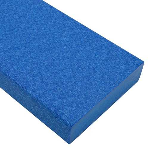 BuyPlastic Tangent Poly Lumber - Blue, 2x4 (1.5 x 3.5), 72 Length - HDPE Plastic Board for Outdoor Furniture and More