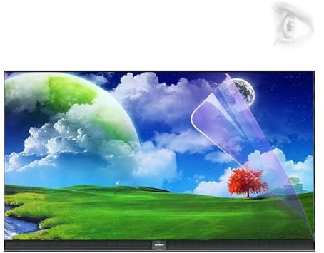 écrans de télévision anti-éblouissement, Panneau de protection d'écran 50-60 pouces, filtre anti-rayures for LCD/LED/OLED et QLED 4K HDTV, 32-75 pouces, sans empreintes digitales(48( 1056*596mm))