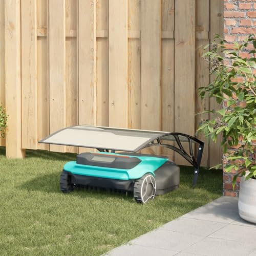 NQJIBUE Home Garden,Robot Mower Garage Black 80x101x46 cm