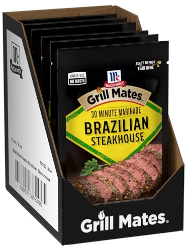 McCormick Grill Mates Brazilian Steakhouse Marinades 30 Minutes 5oz (Pack of 6)