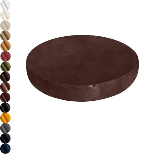 Lsjoaw Rund Sitzauflage Sitzkissen 30X30X3CM Runde Stuhl Sitzpolster Outdoor Garten Stuhlkissen Rundes StüHle Sitzauflagen Sitzunterlage Chair Cushion Color#10 Lila