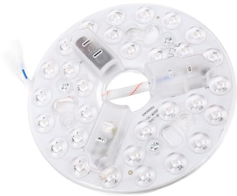 Panel LED Actualización para Ventilador de Techo, Reemplazo Luz 5,3 Pulgadas 15 W con 3 CCT 3000K/4200K/6500K, Kit Compatible con Ventiladores de Techo