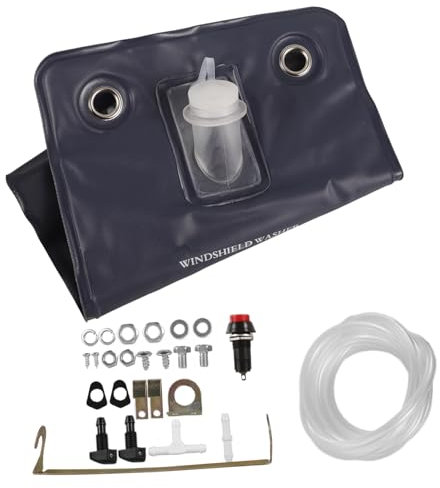 Cabilock 1Satz Waschpumpen Kit Mit Waschflüssigkeitsschlauch Für Autoreinigung Ersatzteile Für Scheibenreinigung Und Pflege Von Autos Innenraum