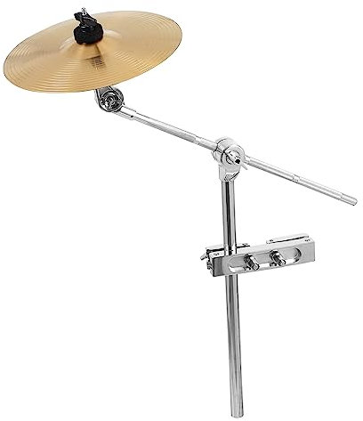 CVUTOVO Splash Becken Set mit Verstellbarem Beckenständer für Schlagzeug Geeignet für Üben und Erweiterung Ihrer Trommelausrüstung