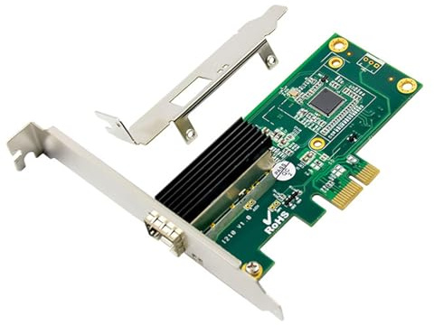 EP9660 PCIe Gigabit Ethernet Adaptateur Fast Speed Single Port Fibre Optique Carte de Réseau Module pour Serveurs Ordinateurs Gigabit Fibre Réseau Carte