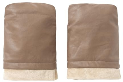 Moufles de poussette pour guidon, coupe-vent, doublure en polaire chaude, accessoires de landau – Gants de poussette d'hiver – Pour parents, soignants, femmes, hommes, promenades en plein air, voyages