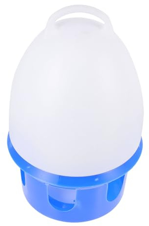 Abreuvoir Automatique pour Pigeon, Rond, Bleu, PVC, Facile à Nettoyer | Amovible, Design Robuste, pour Pigeon et Perroquet, Accessoire D’alimentation, Usage Quotidien en Cage