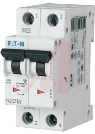 Eaton (Moeller) disjoncteur de branchement EDF – D 6 A, 2P faz-d6/2
