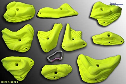 Move-it-Climbingholds - Alien Sloper L (Klettergriffe-Set), Farbe:Sandstone