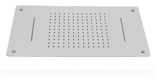 BERNSTEIN Einbauduschkopf Regenduschkopf Wassersparend Regenbrause 70x38cm Brausekopf aus Edelstahl Deckenbrause mit Anti-Kalk Düsen Duschkopf für Deckenmontage Regendusche DPG5017