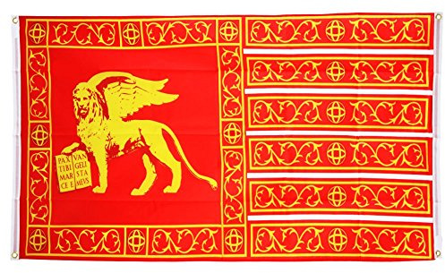 Flaggenfritze® Balkonflagge Italien Venedig Republik 697-1797 - 90 x 150 cm