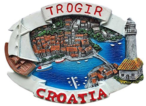 Trogir Kroatien 3D-Kühlschrankmagnet, Reiseaufkleber, Souvenirs, Heim- und Küchendekoration, Kroatien-Kühlschrankmagnet aus China