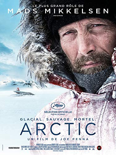 Arctic Kinoposter, Original, kleines Format (53 x 40 cm gefaltet) Mads Mikkelsen