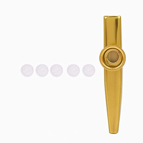 Alomejor Kazoo Color Aluminiumlegierung Kazoo Mundharmonika Musikalische Begleitung für Klavier Keyboard Gitarre Ukulele Violine