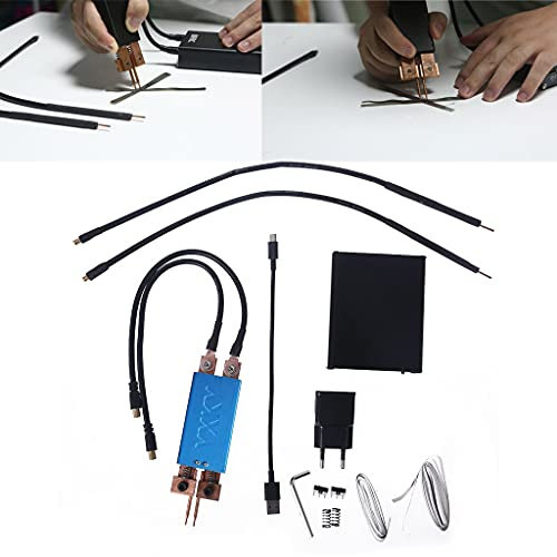 JMorCO Máquina de Soldadura por Puntos con Pluma de Soldadura de una Mano para entusiastas de la electrónica