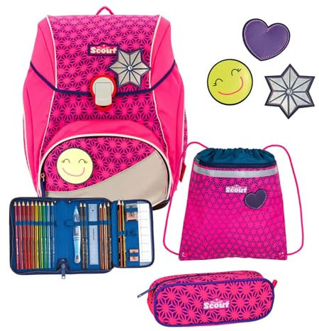 SCOUT Neon Safety Alpha Set 4-teilig Pink Glow