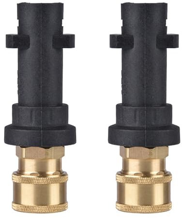 Adattatore da 2 pezzi, connettore idropulitrice, presa Quick Link, adattatore tubo per pistola ad acqua, compatibile con idropulitrici K2, K3