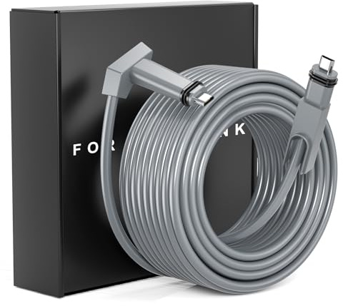 DuHeSin for Starlink Cable Gen 2 (75FT / 23M), Waterproof Replacement for Starlink Rectangular Satellite V2 Cable/Cord/Wire Connector Extension 75 Feet