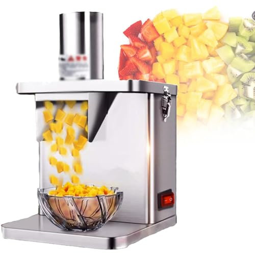 Cortador de Verduras eléctrico Cortador en espiral de acero inoxidable, trituradora de verduras eléctrica, trituradora automática de zanahorias y verduras, cortador eléctrico comercial, trit