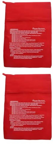 DimyFew Bolsa de Batata para Microondas Bolsa de Maíz Bolsa de Batata Bolsa de ñame Asado, tal como se describe, M