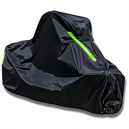 XLHWZS Motorradabdeckung Für Honda SW-T600 2011, Maßgeschneiderte Motorradschutzhülle, Winddicht, Regensicher, Schneesicher, Sonnenfest, Kratzfest Und Wärmeisolierend(Black)