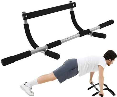 Klimmzugstange - Tür Klimmzugstange | Klimmzugstange Tür | Türrahmen Klimmzugstange | Klimmzugstange Tür ohne Schrauben | Klimmzugstange | Hängende Stange für Home Gym, Effektives Fitness &