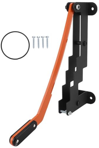 Pilipane Wall Mounted Kindling Splitter Heavy Duty Portable Manual Log Splitter Carbon Steel Firewood Cutter for Indoor Outdoor Use with Lever Type Wood Cutting