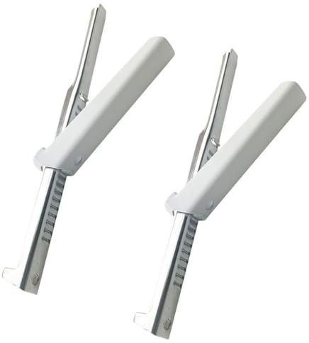 Alipis 2piezas Abrelatas Ajustables Multiusos Inoxidable Abrebotellas Antideslizante Resistente