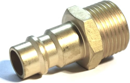 Druckluftkupplung Kupplungsstecker Schnellkupplung NW7,2 Stecknippel AG und IG (Druckluft Stecknippel/NW 7,2 G 1/2 außen)