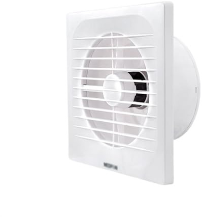 RWSXY Ventilatore di Ventilazione, Ventilatore di Scarico per Bagno, Potente Ventilatore di Scarico Silenzioso, Finestra, Parete, Cucina, Vetro, Ventilatore di Ventilazione Domestico con valvola d