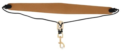 Abaodam Verstellbarer Saxophongurt Nackengurt für Altsaxophon und Tenorsaxophon aus Pu und Metall Robust für Outdoor Einsatz und Reisen