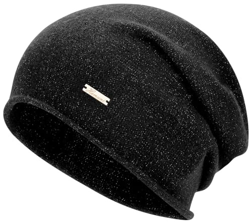 HAMUNI Mütze Damen Herren Australische 100% Wolle - Leichte Slouch Beanie Mütze, Atmungsaktiv Chemo Mütze für 3-Saison (Frühling/Herbst/Winter)