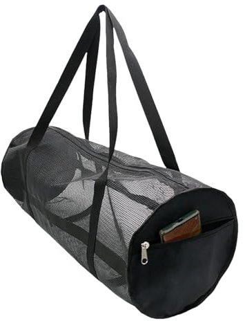 Faltbare Tauchtasche – Material zuverlässig, Netz-PVC-Tauchtasche, Netz-Surfen, Schwimmen, Spielplatz, Damen, Herren, Reisen, Trockentaschen für Brillen, Badebekleidung, Fußball