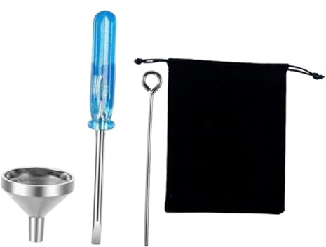 Hohopeti Kit Entonnoir Mini pour Urne Acier Inoxydable Remplissage Facile de Bijoux Funéraires Compact et Portable pour Cendres et Souvenirs