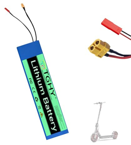 TGHY Batteria al Litio per Scooter Elettrico da 36 Volt, Batteria Ricaricabile agli ioni di Litio da 36 V, 6 Ah, 7,8 Ah, BMS Integrato per Motore per Auto da 280,8 W.,36v 7.8ah