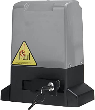 Motor de apertura de puerta corredera – Operador automático de puerta eléctrica de 370 W con control de aplicación WiFi y control remoto para entrada, soporta hasta 800 kg