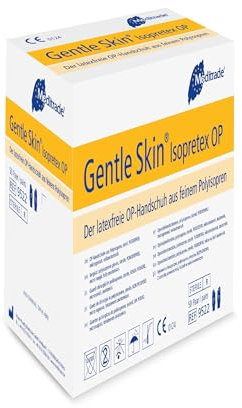 Meditrade Gentle Skin Isopretex OP-Handschuhe Gr. 8,5 50 Paar Latexfreie OP-Handschuhe aus feinem Polyisopren