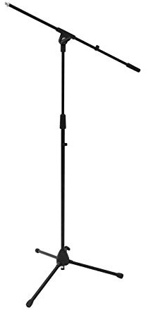 OMNITRONIC Mikrofonstativ MS-2 mit Galgen sw | Mikrofonstativ mit Galgen