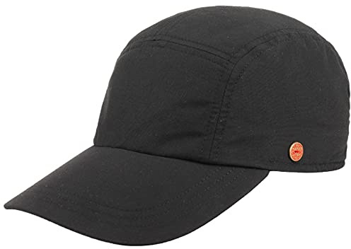 Mayser Riccardo Sunblocker Keps Damer/Herrar - Made in the EU fullcap sportkeps basebollkeps Sluten på baksidan, med skärm Sommar Vår-sommar - 56 cm svart