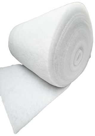 Polyesterwatte Dacron Polsterung Füllung 70gsm/2oz - 60 / 152cm Breit - Weiß, 1mtr - 100cm x 150cm