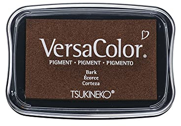 Rayher 29017534 Versa Color Pigment-Stempelkissen, 9,6x6,3x1,8cm, bark